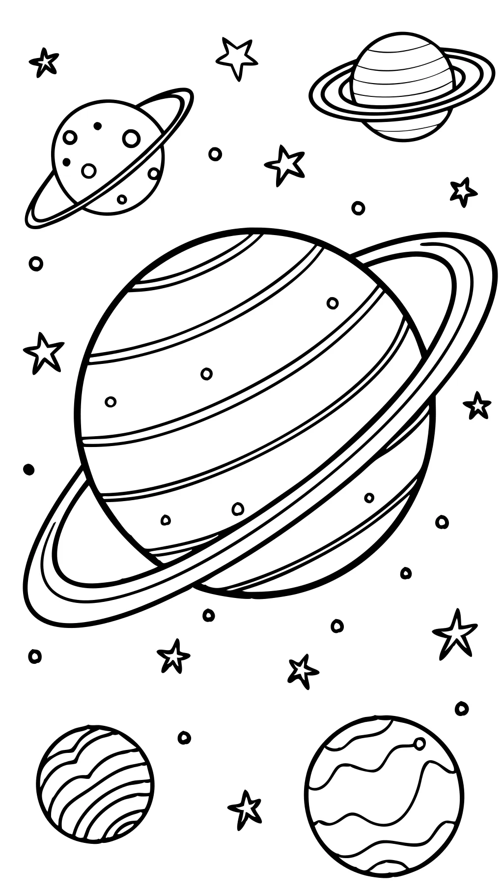 planet printable coloring pages